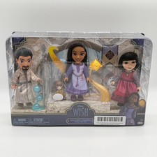 Disney Wish Asha Dahlia  King Magnifico Petite Gift Set Dolls Valentino Star