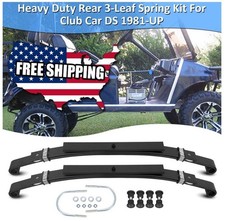 Heavy Duty Rear Leaf Springs 3 Leafs For Club Car DS 1981-Up Golf Cart