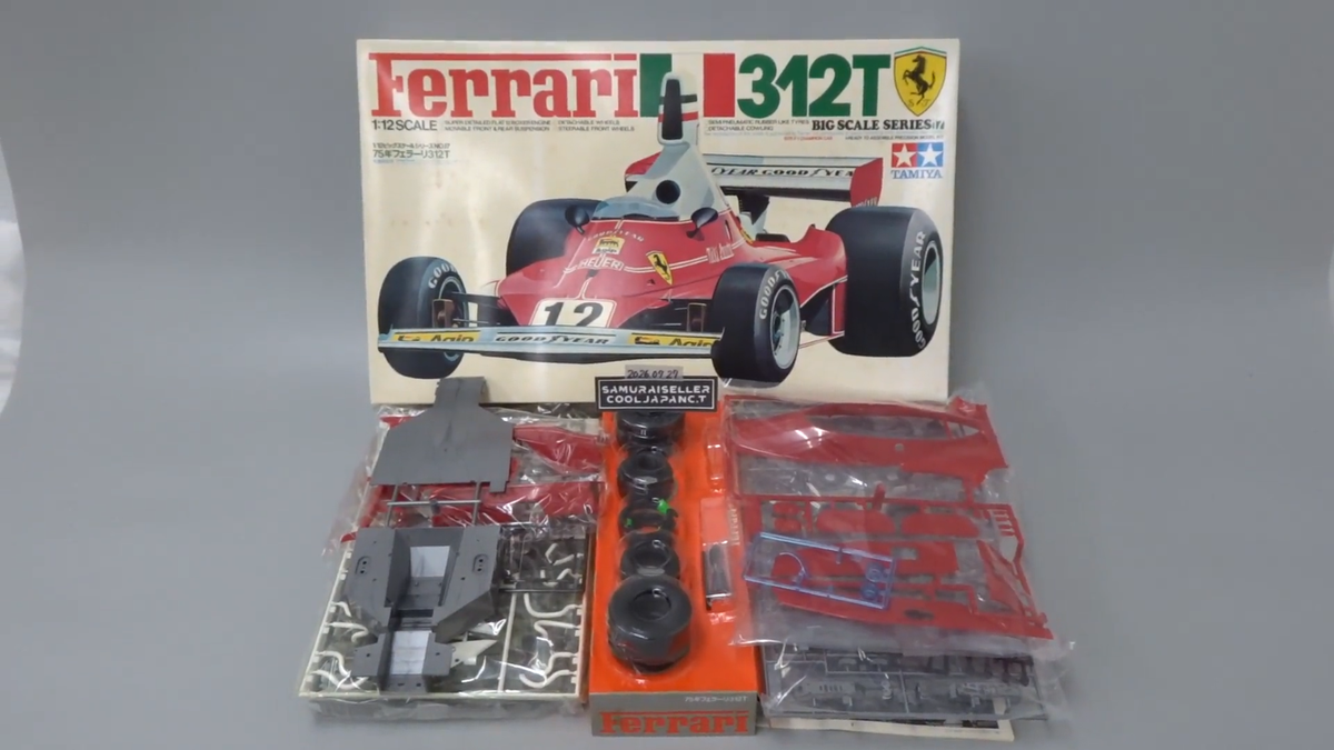 Tamiya 1/12 Ferrari 312T Big Scale Series F1 Vintage Plastic model