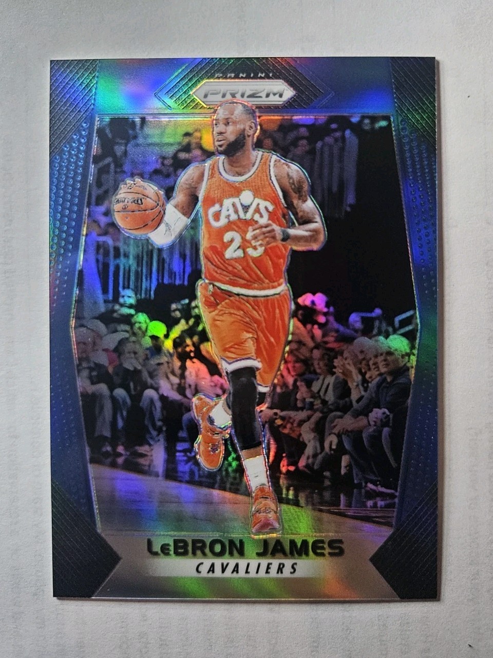 2017 Panini Prizm Blue LeBron James Cavaliers # /199