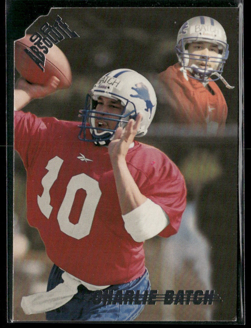 1998 Playoff Absolute Retail #59 Charlie Batch RC Die Cut