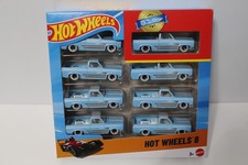 Hot Wheels 8 Lot of 8 '83 Chevy Silverados Light Blue 2025