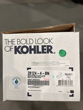 Kohler 28124-4-BN Brushed Nickel Faucet and Drain - See Description Open Box