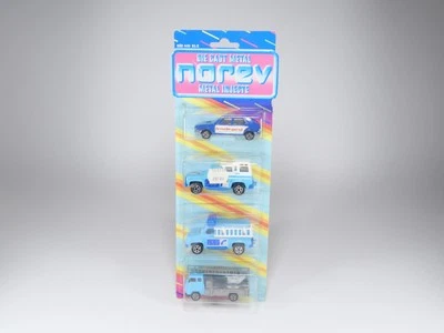 NOREV - MINI JET - 4-Pack - Vache qui rit / Pick-Up / Van / Volvo F89 - 1/64 - Photo 1/4