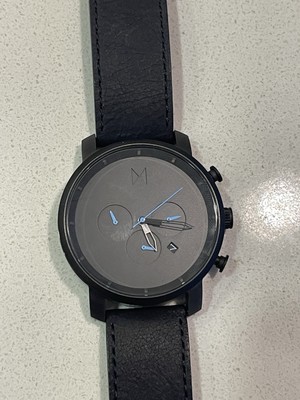 NEW MVMT Men's MC02-GML Quartz Gunmetal Dial Chronograph Watch MSRP $150