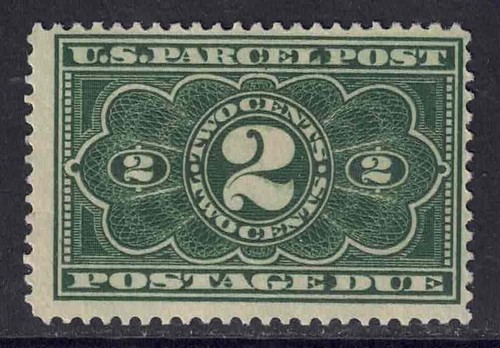US Scott JQ2 2c Parcel Post Postage Due Stamp MNH cp09 | eBay