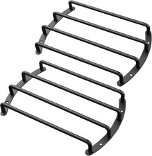 Speaker Grill Cover Metal Bar Grille Audio 8 Inches 8-inch, black