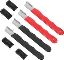 4 Pack Garden Tool Sharpener, Pruning Shears Blade Sharpener, Mini Portable