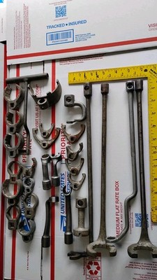 PRATT WHITNEY AIRCRAFT TOOL LOT 28 PIECE RADIAL ENGINE WRIGHT VINTAGE MADE IN US