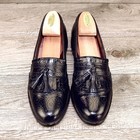 Allen Edmonds BRIDGETON Dress Loafer  9 B  Narrow Black * add $15 Cedar Trees — photo 2