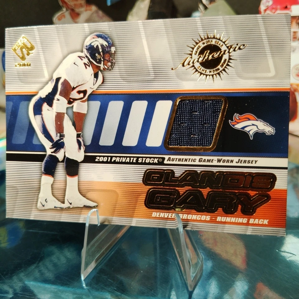 2001 Pacific Private Stock - Game-Worn Gear Olandis Gary #49 (MEM) - Image 3 of 4