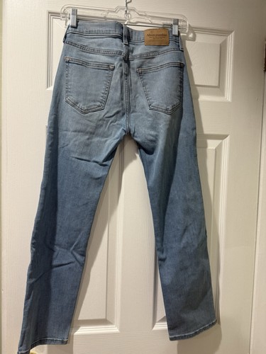 New Abercrombie Kids Boys Jeans 12 Distressed Straight Leg Blue - Picture 4 of 5