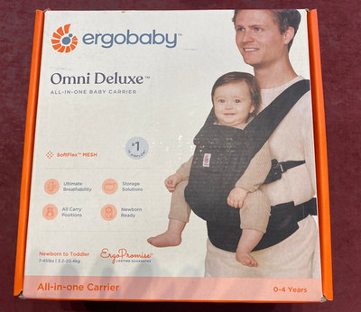 Ergobaby Omni Deluxe Mesh All-in-One Baby Carrier - Onyx Black | eBay
