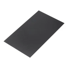 Black ABS Plastic Sheet 10 x 6 x 0.04 Inch for DIY Crafts