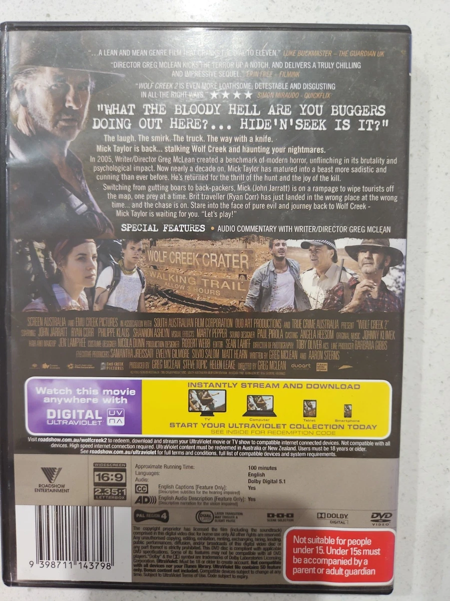 Wolf Creek 2 (DVD 2013) 
