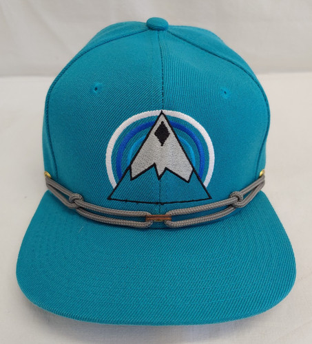 LIMITED EDITION Findlay Crown Snapback Hat - Blue Base/Brim Mountain Logo