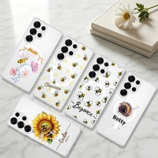 Customized Cute Bee Cover For Samsung Galaxy S26 S25 A37 A17 MagSafe Phone Case
