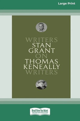 Stan Grant | On Thomas Keneally | Taschenbuch | Englisch (2021) | ReadHowYouWant