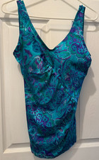 Maillot Batten Body Women's Size 16 One Piece Swimsuit