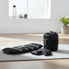 Adjustable Ankle Weights with Removable Sandbags - Perfect for Workouts