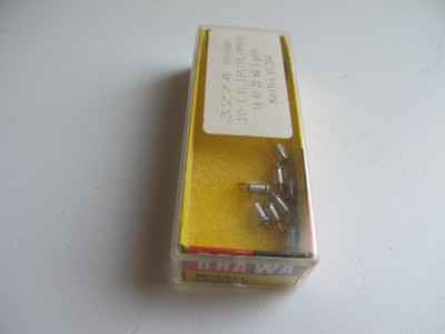 BRAWA 3274, 10 Stück Liliputlampe gelb, 16 V, 35mA, für Flügelsignale Neu in OVP