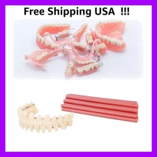 Missing Teeth Repair Kit -DIY Denture Parts for Make the Temporary Fake Teeth...