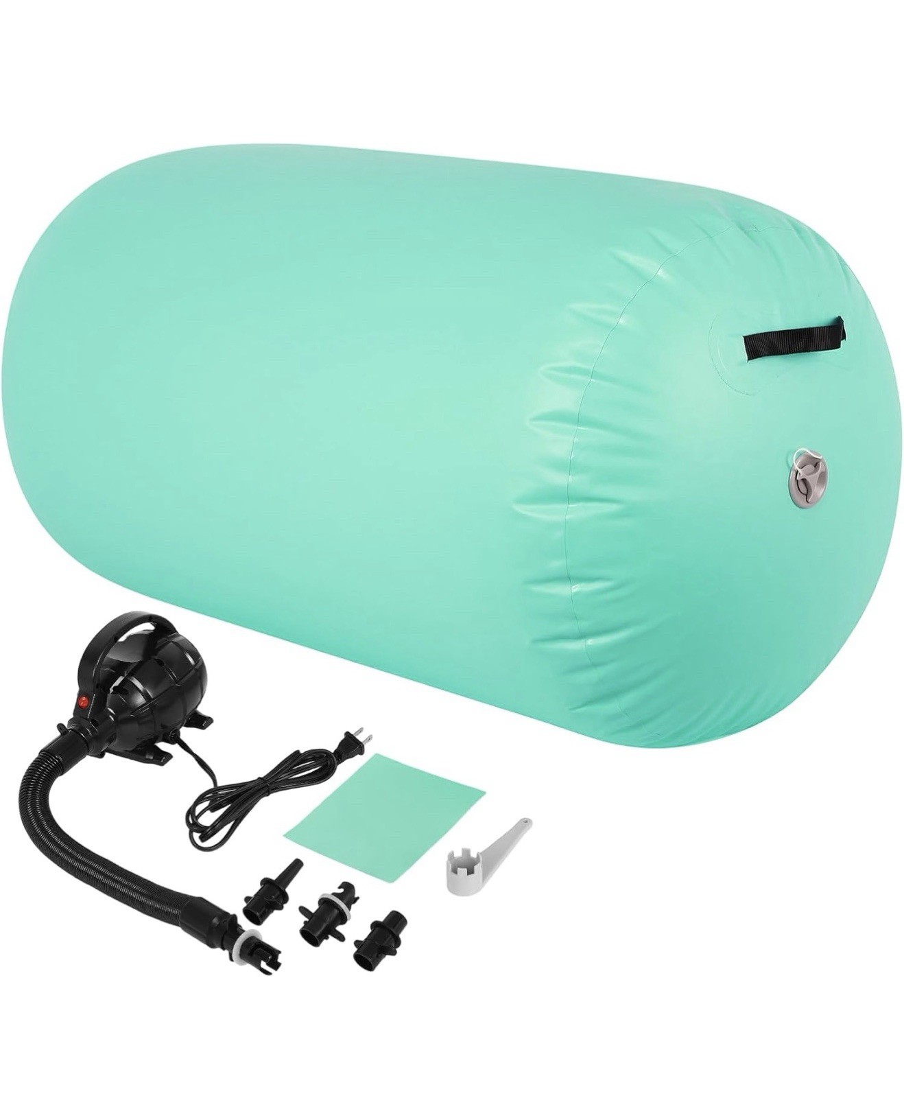 Air Track Tumble Track Inflatable Air Barrel with Pump Gymnastics Gym Mat