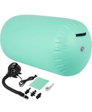 Air Track Tumble Track Inflatable Air Barrel with Pump Gymnastics Gym Mat