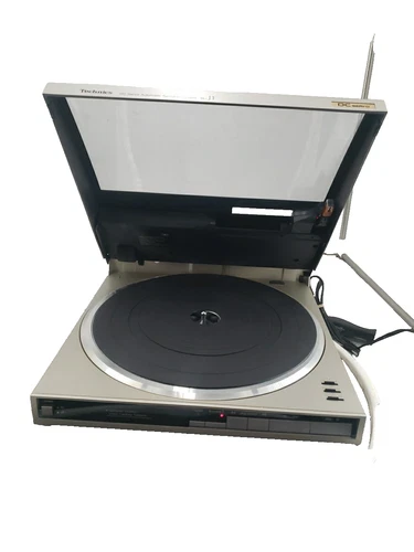 TECHNICS SL-J1  Linear Tracking Turntable Powers Up AS IS/Repair/Project