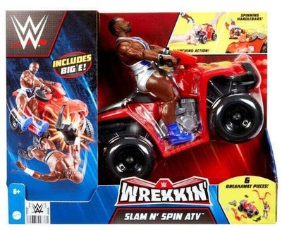 WWE Wrekkin Big E Slam N Spin ATV Quad Playset Vehicle