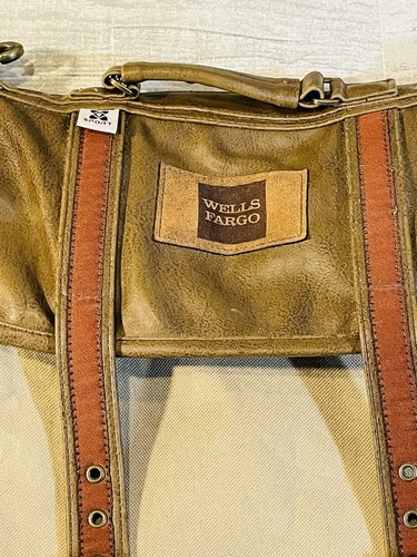 Vintage Wells Fargo Canvas Messenger Bag mit Clip-On Schultergurt Kanata sehr guter Zustand - Bild 2 von 12