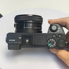 Sony Alpha a6500 24MP Mirrorless Digital Camera with Sony 16-50mm Lens-95 New