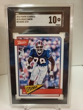 Bruce Smith 2018 Panini Classics "NO NAME" #04/10 SGC GEM MINT 10 Bills HOF