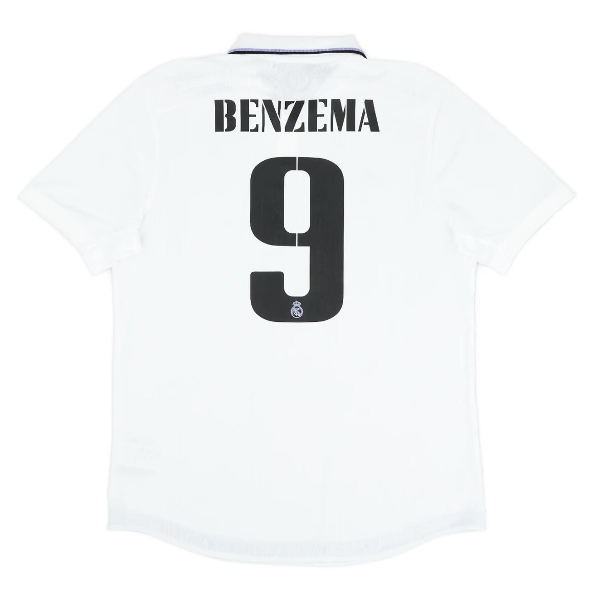 ADIDAS KARIM BENZEMA 9 REAL MADRID AUTHENTIC MATCH HOME JERSEY
