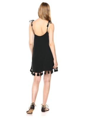 Show Me Your Mumu Women Sleeveless Tassel Mini Dress Black Size M | eBay