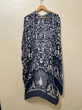 Ruggine Womans Kimono OS Boho Western Festival Hippie Travel Vacay Beachy Pool