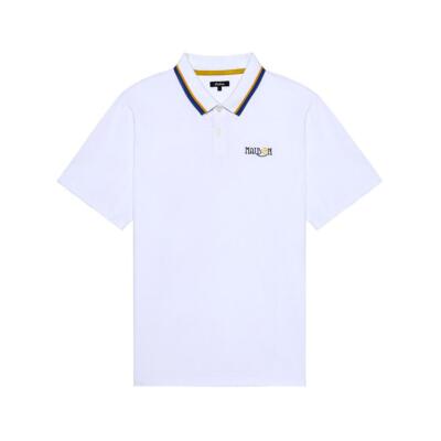 Genuine Malbon Golf [SPRING COLLECTION] Grass Pique Polo T-Shirt BLUE (MAN)