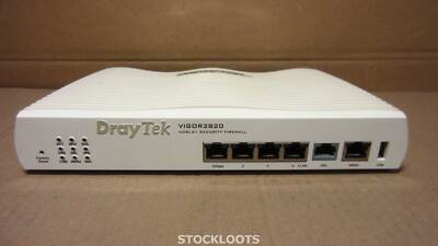 Draytek Vigor 2820 Annex B ADSL2+ Security Firewall 4-Port Gigabit EXCL PSU