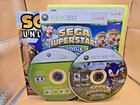 Sega Superstars Tennis (Microsoft Xbox 360, 2008)COMPLETE! With Live Arcade Disc