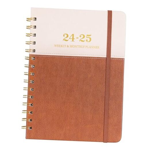 Planner 2024-2025 - Academic Planner from July 2024 to June 2025, Weekly Beige-image