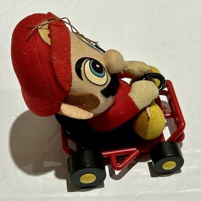 Super Mario Kart Plush 1993 TAKARA NINTENDO Mario VERY RARE Super