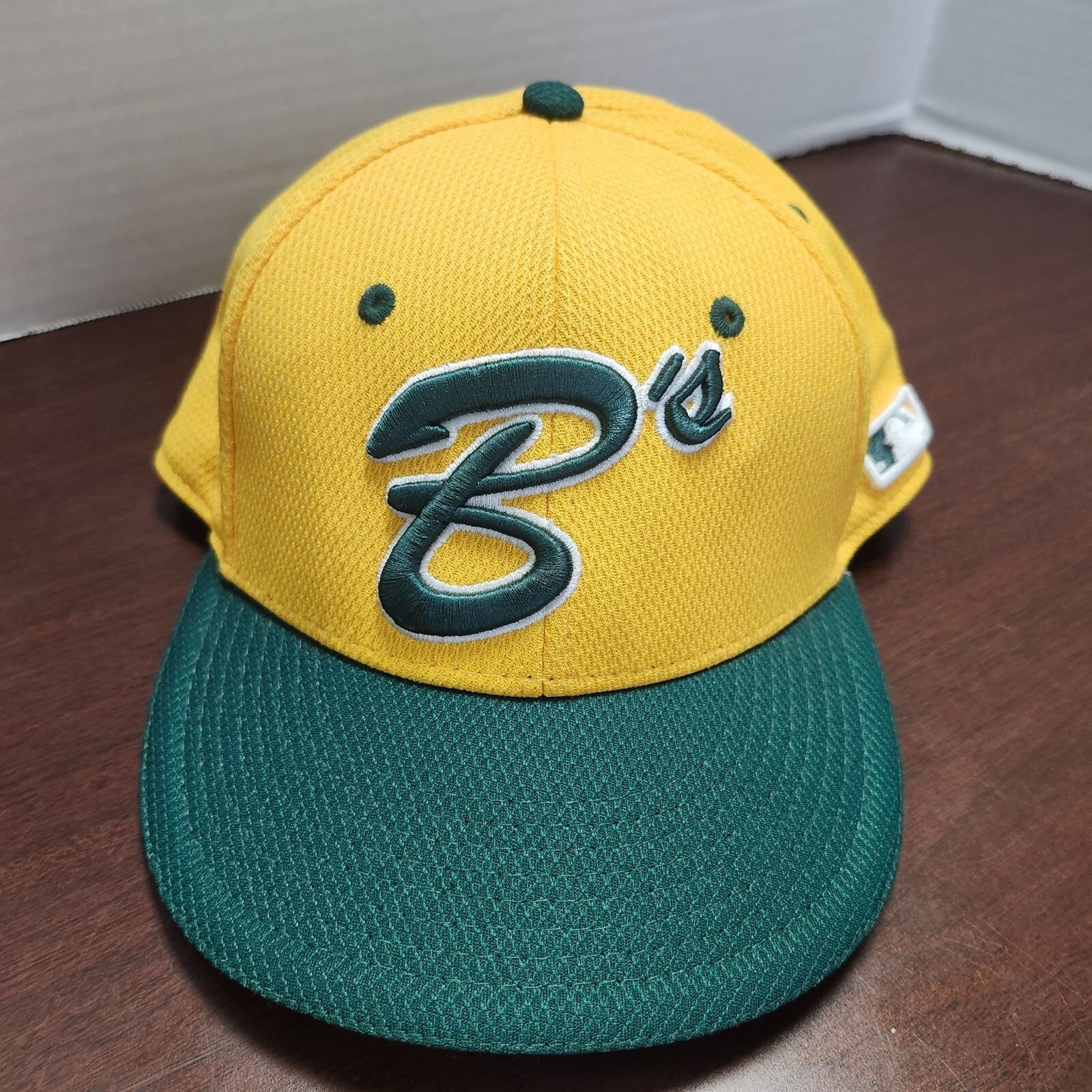 MLB Elite Series Yellow & Green Hat Cap M/L Flexfit OC Sports