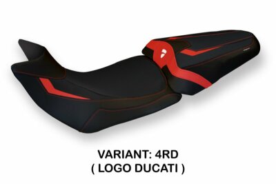 Ducati Multistrada 1260  Tappezzeria Italia Red Seat cover Anti slip Design
