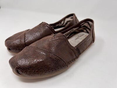 NWOT Bob s by Skechers Memory Foam Women's 9 Brown Comfort Slip On Loafers