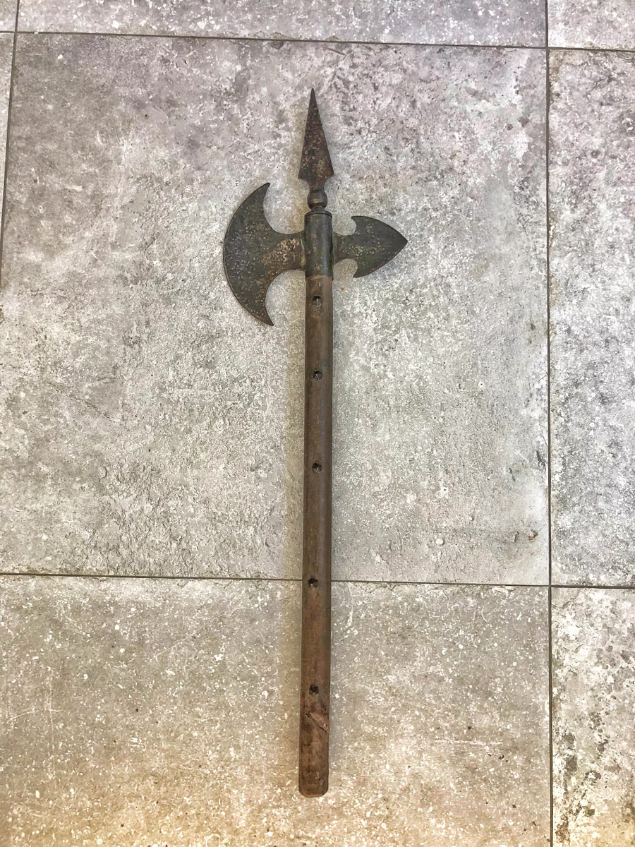 EXTREMELY RARE Old English battle axe (17th century) | eBay