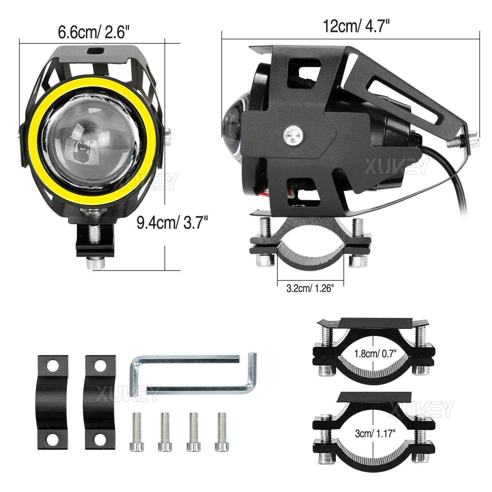 Motorrad LED Scheinwerfer Arbeitsscheinwerfer Zusatzscheinwerfer