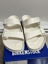 Birkenstock Arizona Eva Regular Fit In Eggshell Color Size 45 .