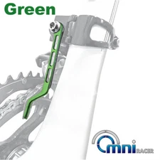 OMNI Racer WORLDS LIGHTEST Chain Drop Catcher Fits Dura Ace, Sram JUST 5g! GREEN