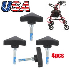 Knob for WHEEL Assembly. 4 Pk, Rollator Parts For Steel Rolling Walker NEW