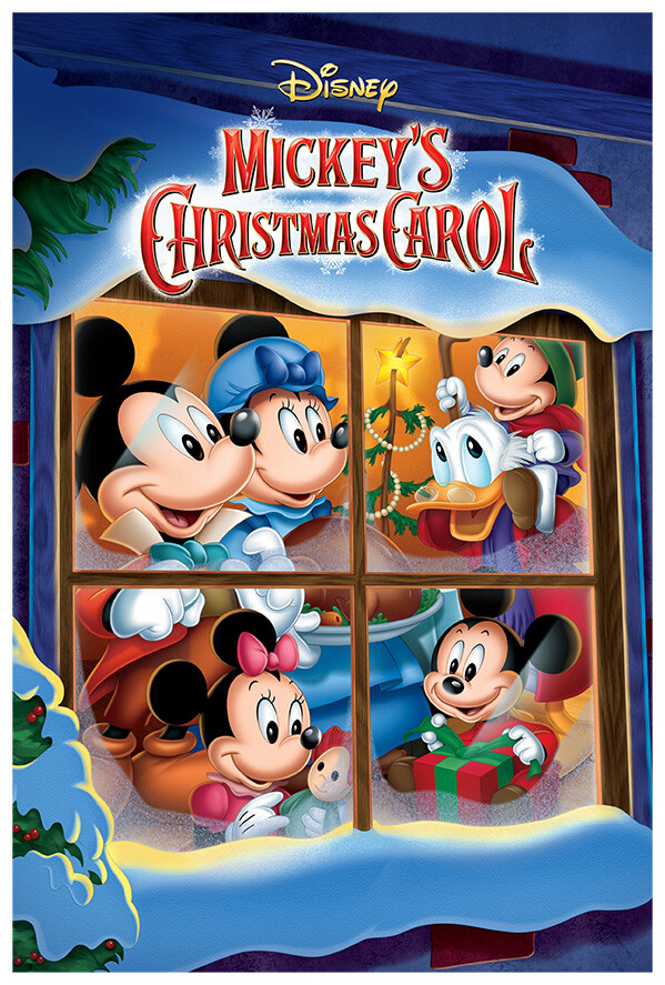 ミッキーのクリスマスキャロルと救助隊　USオリジナル映画ポスター ミッキーのクリスマスキャロルと救助隊 USオリジナル映画
